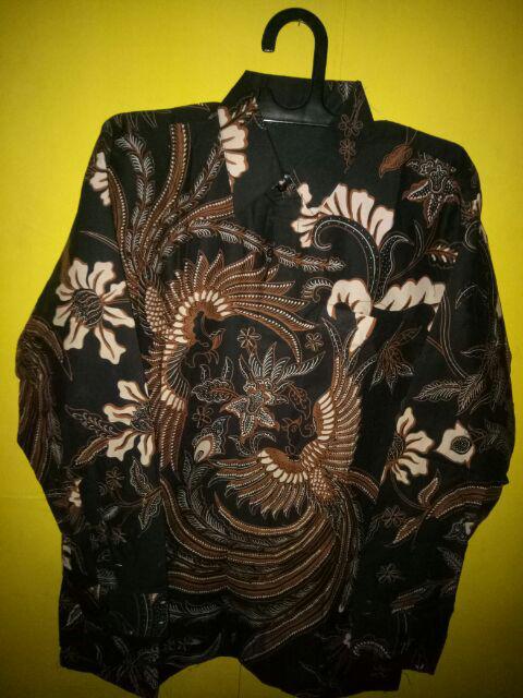 Peksi Tarung Kemeja Batik Pria Batik Solo Kemeja Pria Lengan Panjang Ori By Alethea