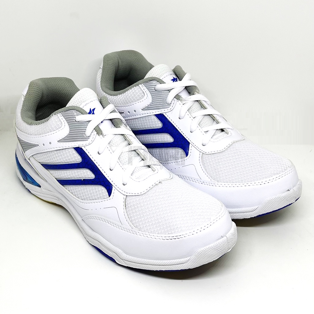 FIURI – Pro ATT Original - WP 5500 PUTIH BIRU 39-43 - Sepatu Kets Pria - Sepatu Sneakers Pria - Sepatu Olahraga Sport  Pria - Sepatu Badminton tekstil - Sepatu Jogging Lari Running Fitness Gym Pria - Sepatu Laki-Laki Cowok - Sepatu Sekolah Bertali