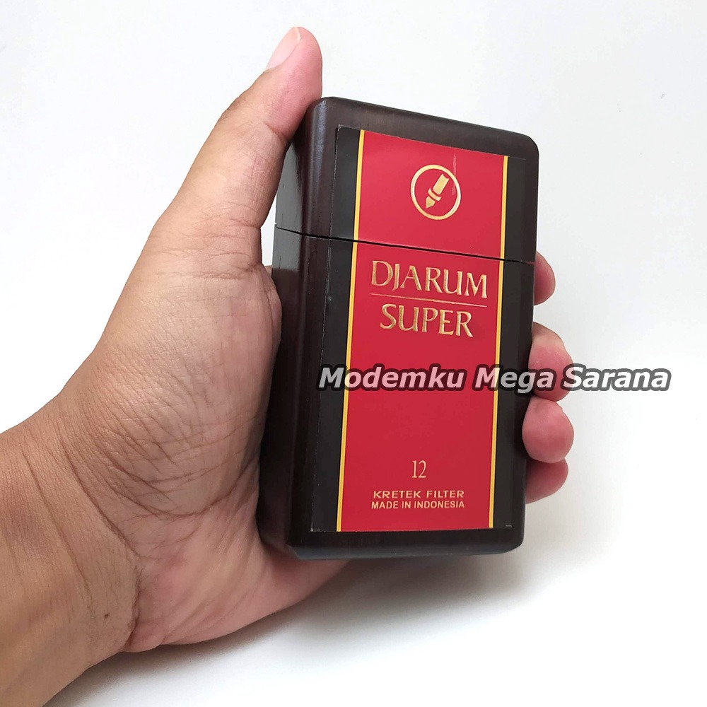 Tempat Roukok Wadah Roukok Kayu Djarum Super