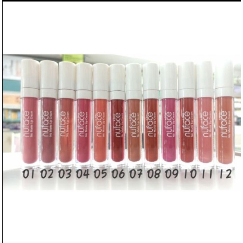 NUFACE LIPCREAM/ LIPSTIK CREAM NUFACE/ LIPMATTE NUFACE