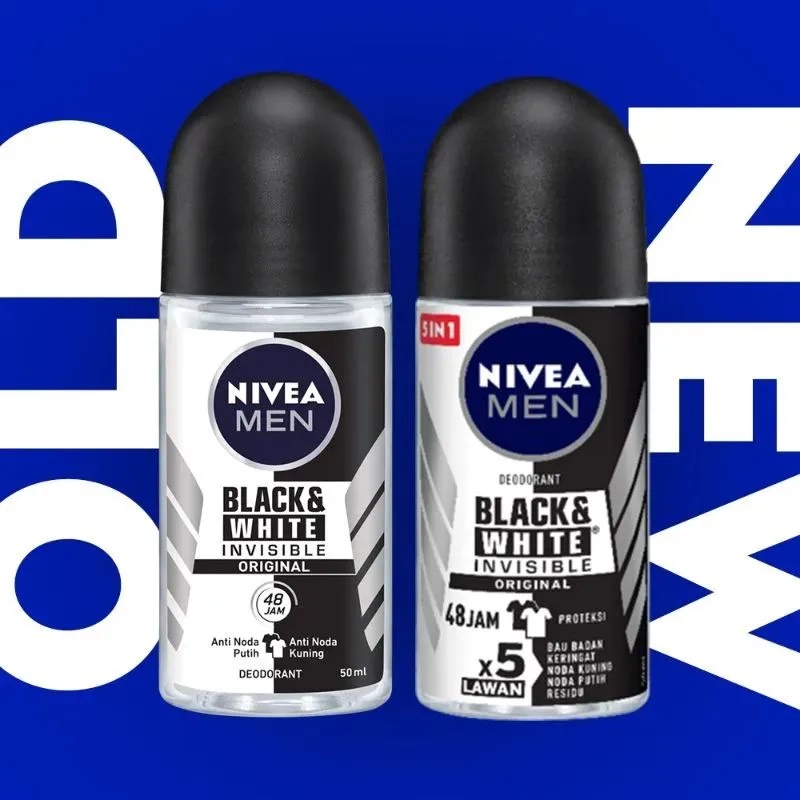Nivea Men Black & White Invisible Original Deodorant Spray & Roll On
