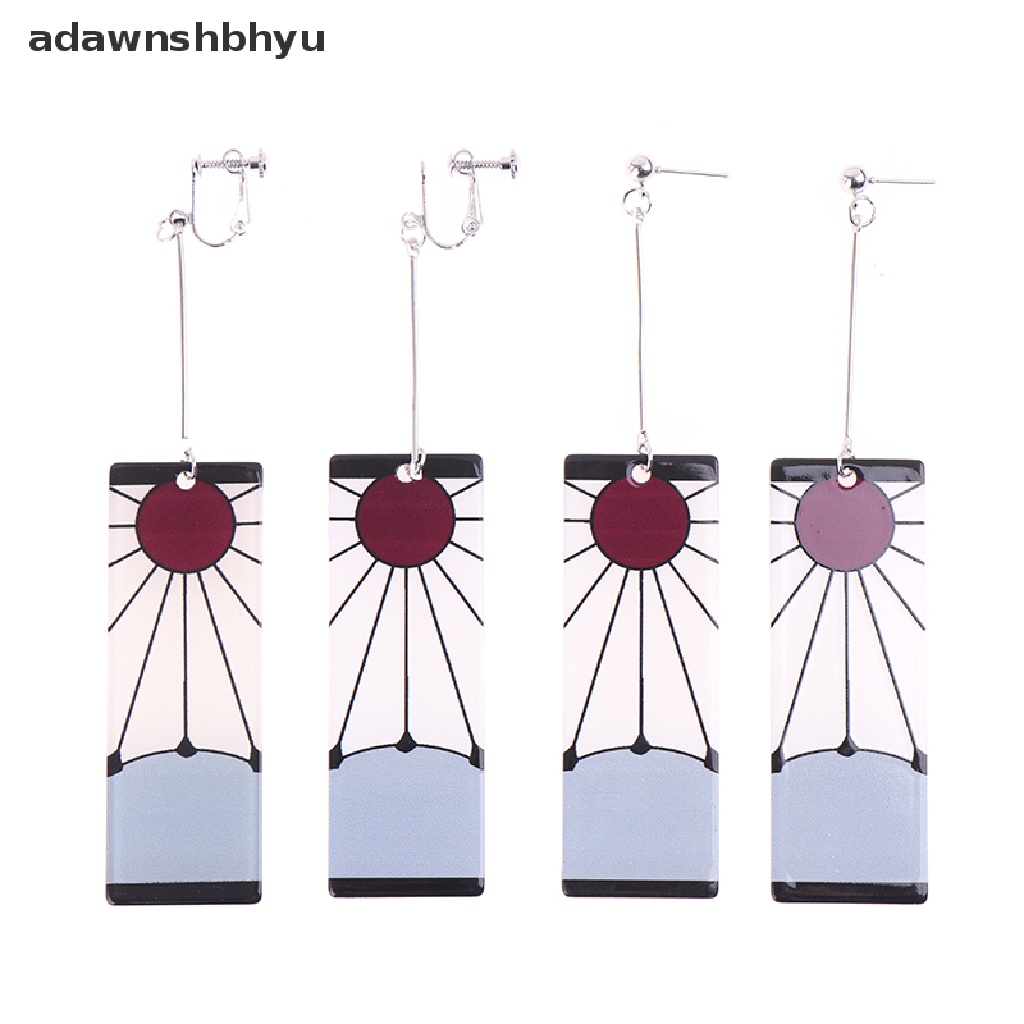 Adawnshbhyu Anting Tanjiro Fashion Anime Cosplay Props Drop Anting Panjang Untuk Perhiasan Gadis