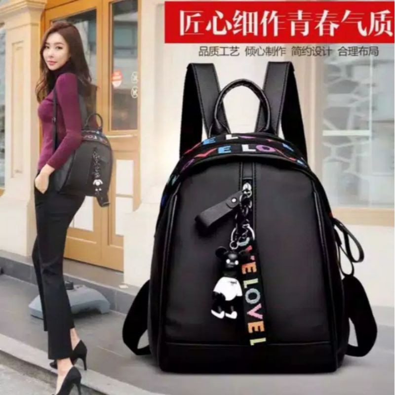 TAS LOVE / TAS RANSEL WANITA / BACKPACK WANITA