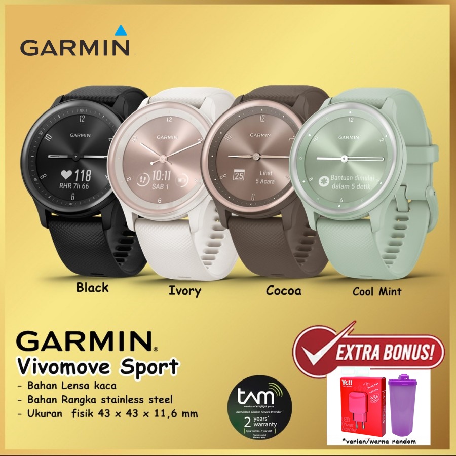 Garmin Vivomove Sport Smartwatch Smart Watch Vivo Move