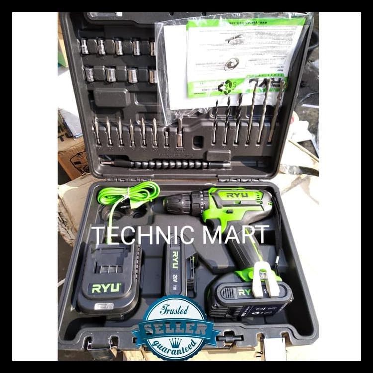 Cordless Impact Drill Ryu RCI20V / RCI 20V Mesin Bor Baterai RYU