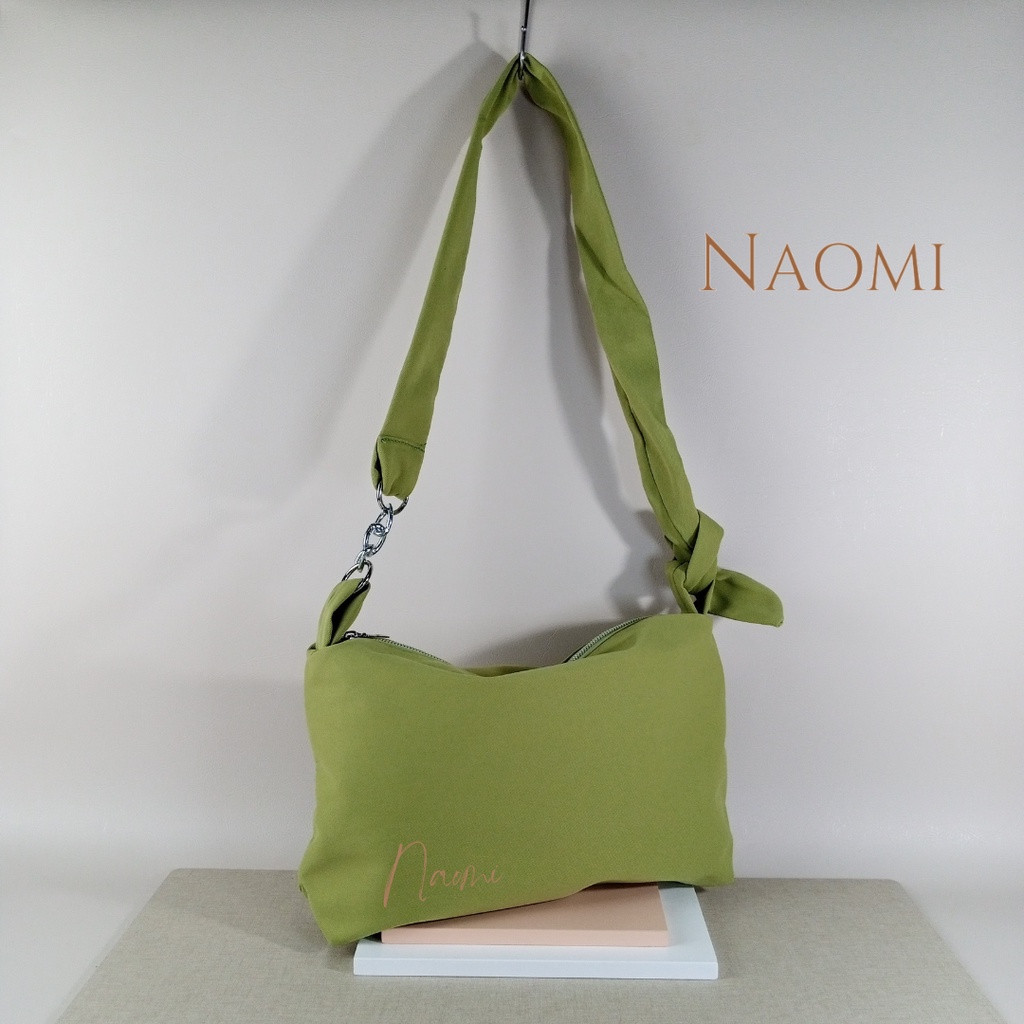 NAOMI - Jordan Sling Bag 4 Colours - Tas import Wanita Hand Bag Wanita Fashion Bag - tote bag - canvas bag - simple bag - tas katun - tas cotton - tas kain - naomi bag