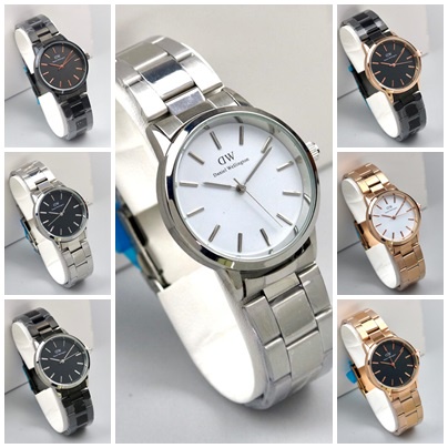 JAM TANGAN WANITACEWEK MURAH DW TALI RANTAI PASIR BV1