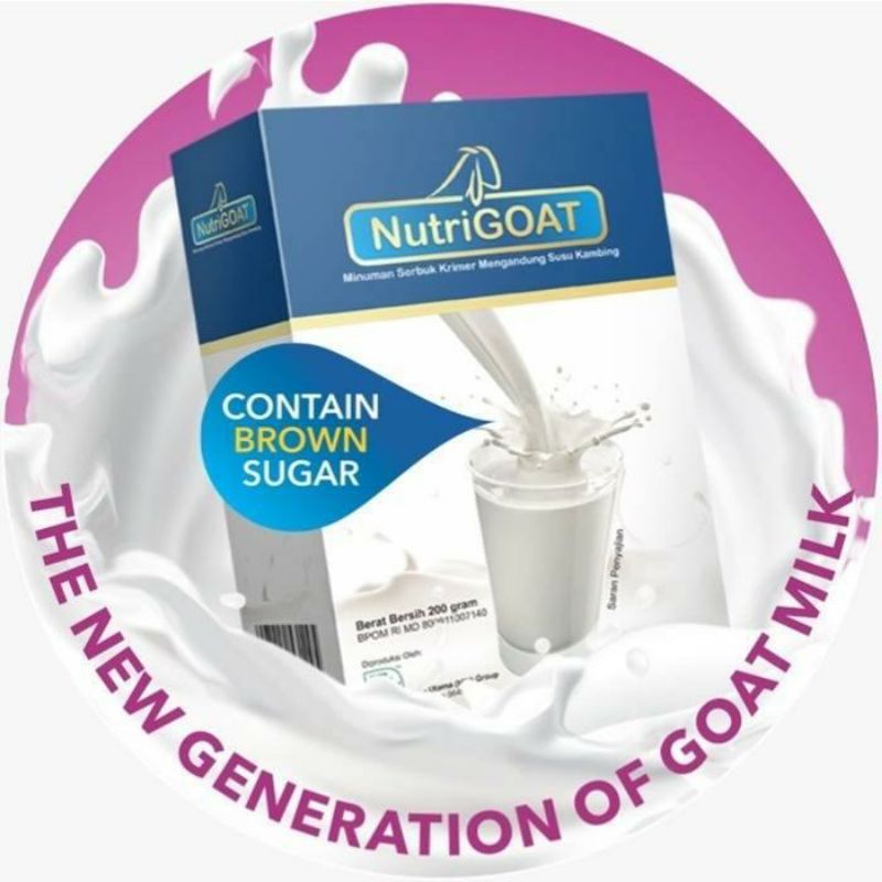 

Susu Kambing Etawa Nutri Goat Harga Hemat 2 box 200 gr