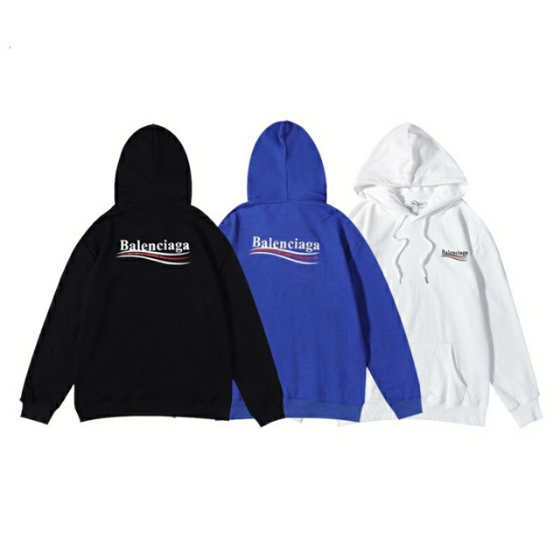 Balenci4gaaaa Wave Hoodie Bigsize Jumbo [ S - 6XL] Crewneck Sweater BB Mode OVERSIZE 6XL 5XL 4XL 3XL 2XL XL L M S