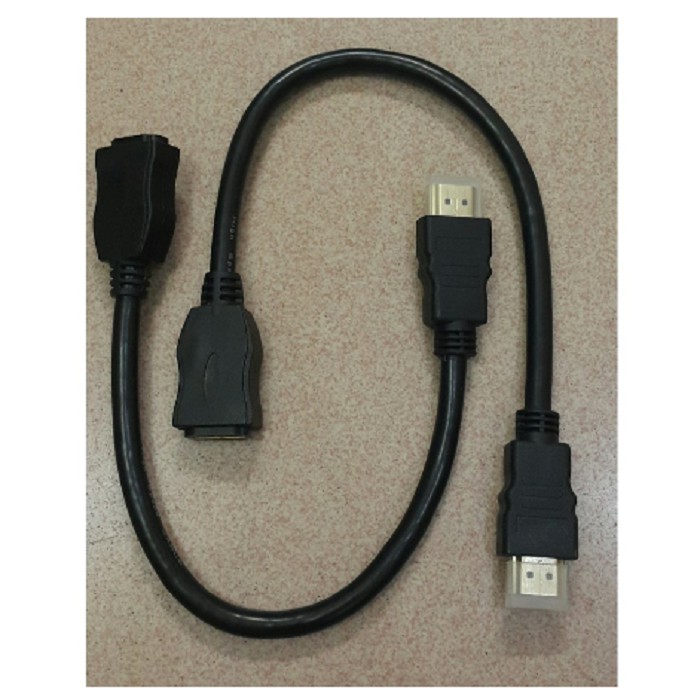 Kabel HDMI Male To Female Extention 30CM Extender Cable 0.3M