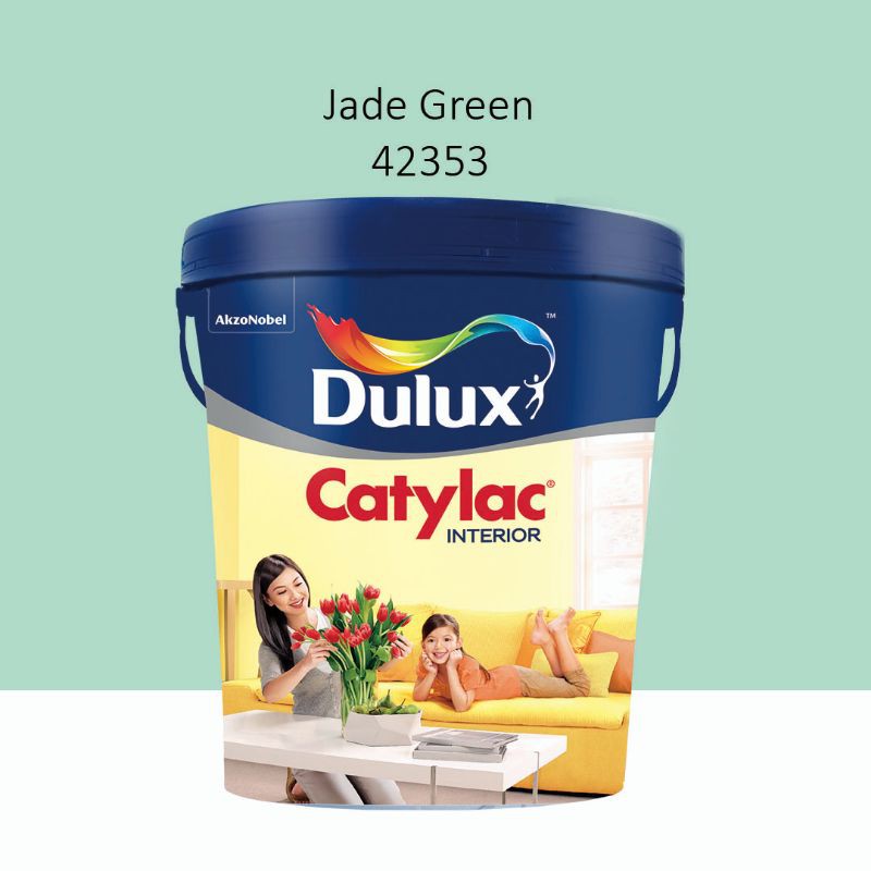 Cat Dinding Dulux Catylac Interior Netto 5 kg - Jade Green 42353