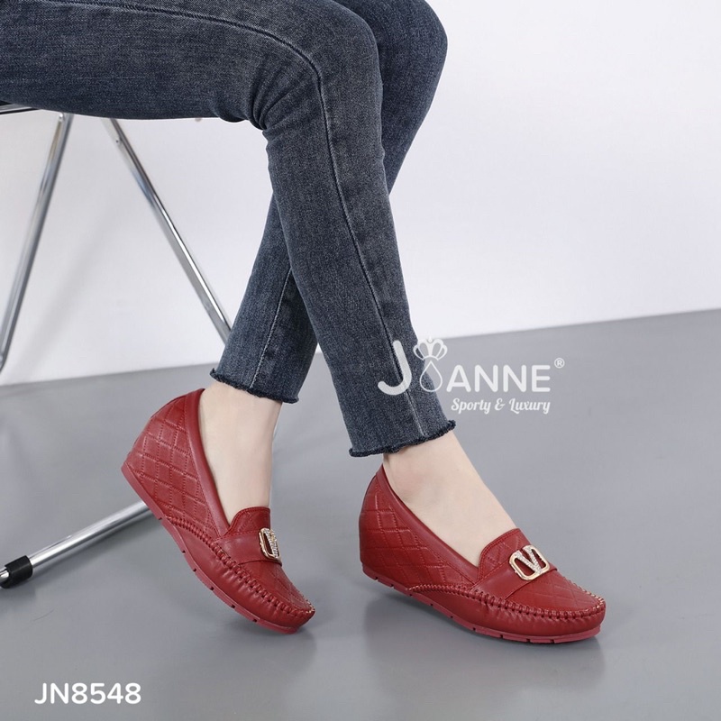 JOANNE Sepatu Wedges Shoes Import JN8548