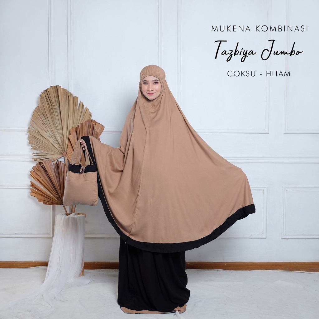 PUSAT GROSIR MUKENA TASIK - MUKENA DEWASA TAZBIYA KOMBINASI JUMBO