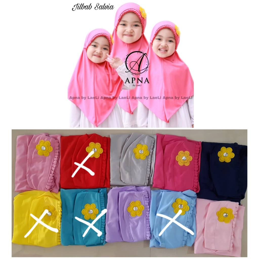 [ZBK] Jilbab Anak Salvia Apna