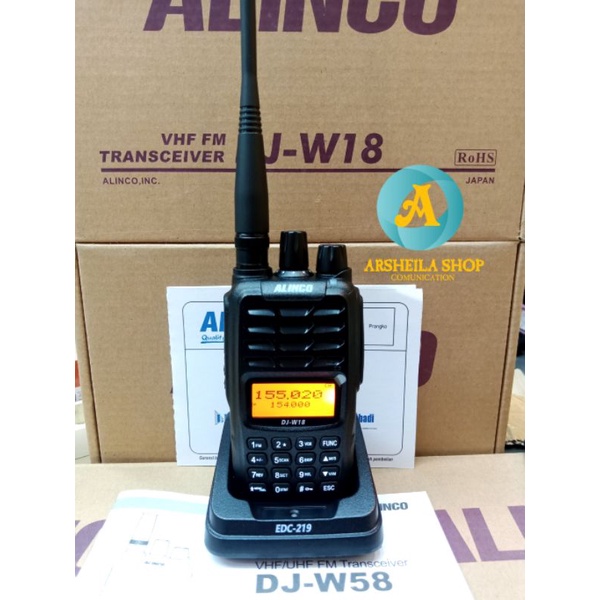 Ht alinco dj w18 original promo garansi 1 tahun