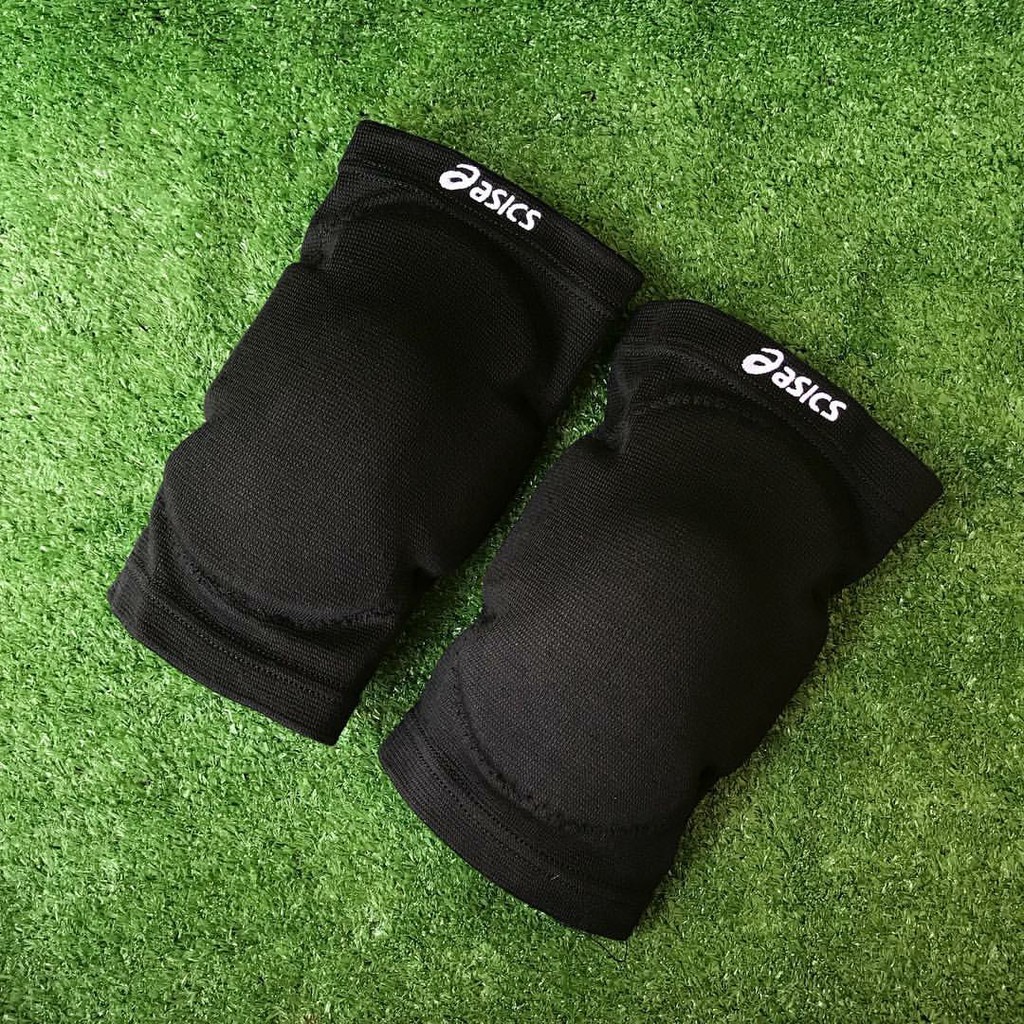 Kneepad Asics V3 Original / Deker Pelindung Lutut Futsal Voli - Hitam