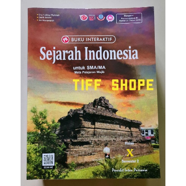 Buku LKS/PR Interkatif sejarah indonesia SMA kelas X, 10, semester 2, 10b, XB (K13 revisi). 2021/202