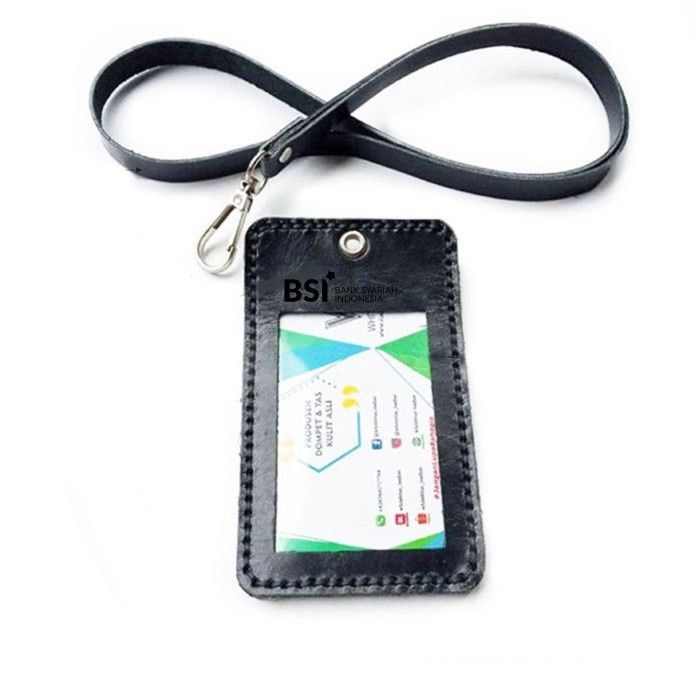 

Name Tag Id Kulit Asli Logo Bank BSI - GARANSI 1 Tahun