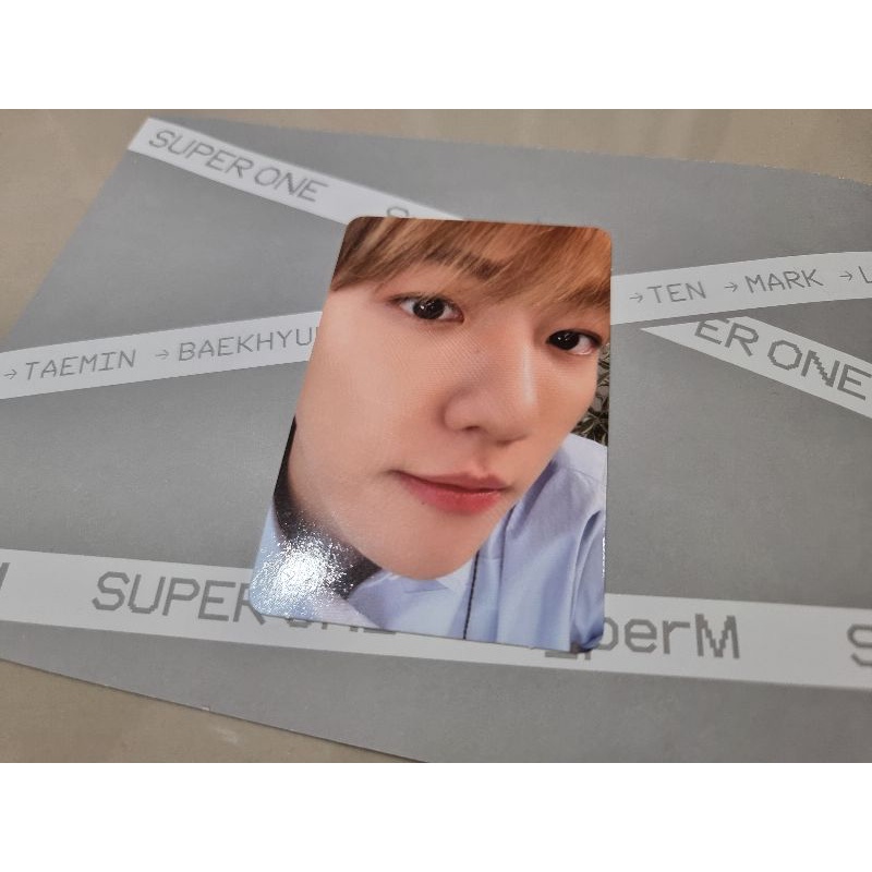Photocard SuperM Baekhyun Taemin