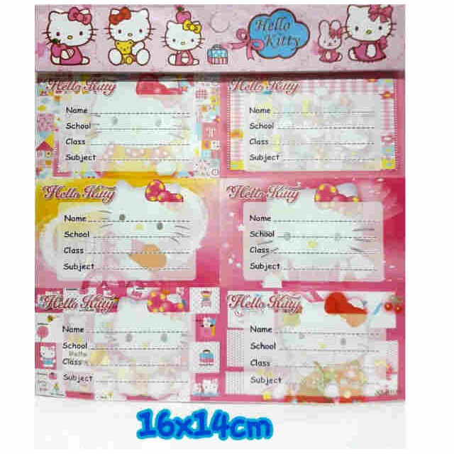 

141003 Stiker Nametag, 1pak isi 5lembar