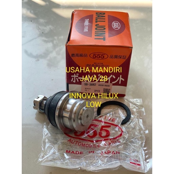 BALL JOINT LOW 555JP BALL JOINT BAWAH INNOVA HILUX 555 JP HARGA 1PC