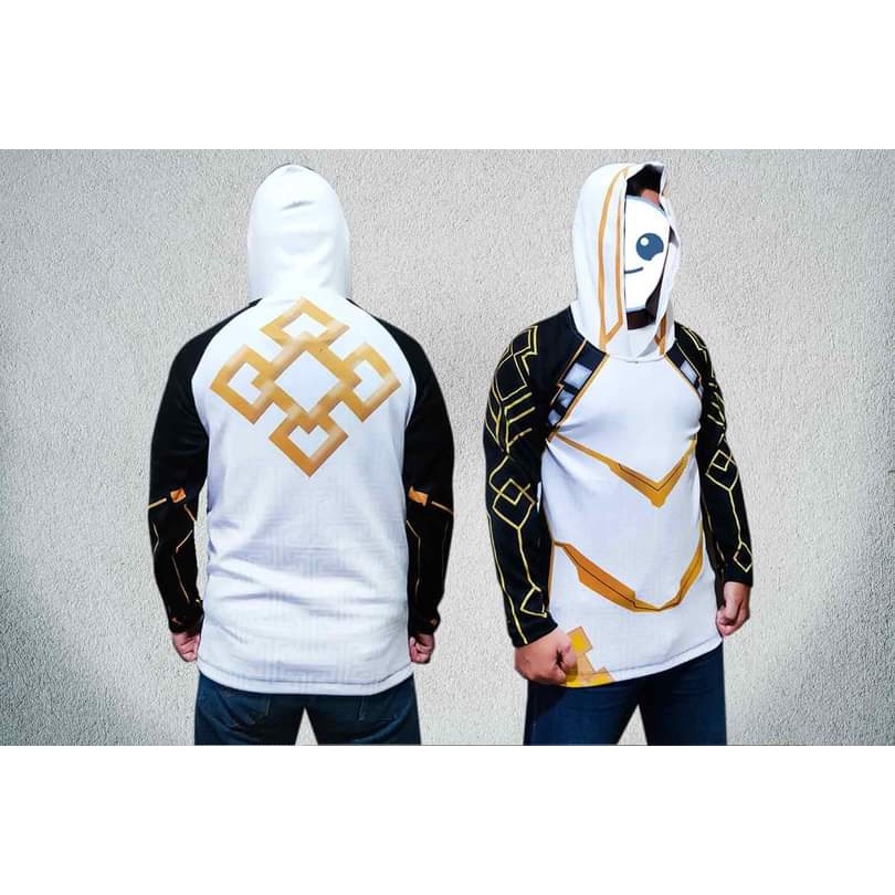 Genshin Impact ZHONGLI Morax Geo Archon Hoodie Scuba - Jersey Drifit /Milano Kostum Cosplay