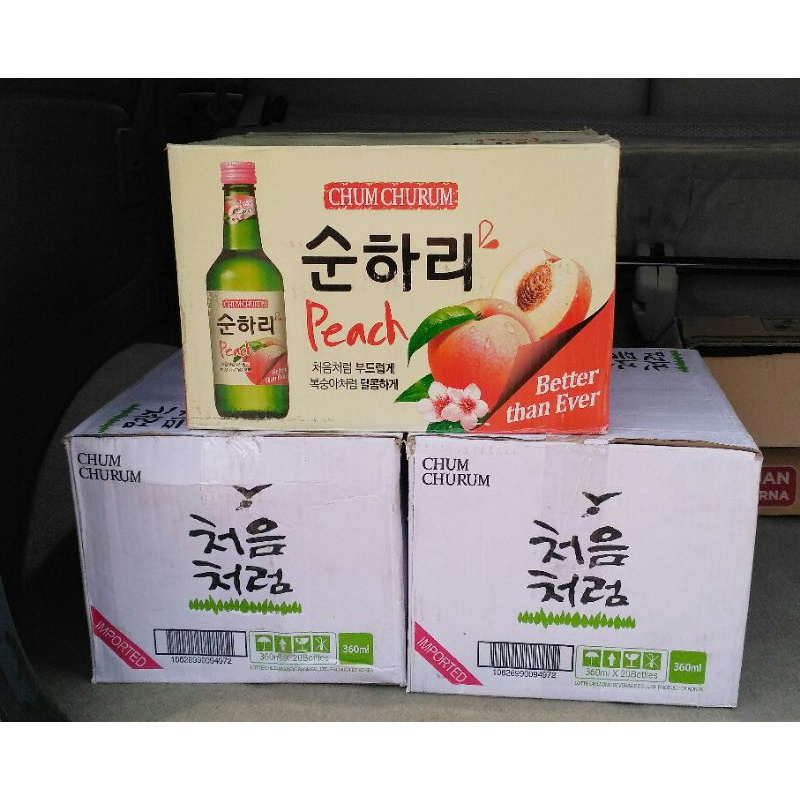 Chumchurum Original Chum Churum Original Soju Korea Original 360 ml Botol Soju Original chumchurum Korea soju Original 360ml bottle import soju