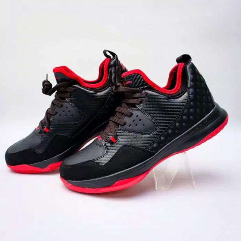 Sepatu Basket Ardiles Pride 2 Hitam Merah Original / Sepatu Pria Wanita / Sepatu DBL / Sepatu Volley / Sepatu Running
