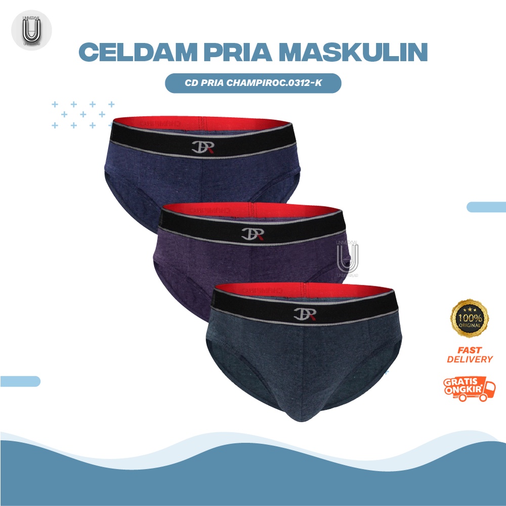 Celana Dalam Pria Sempak Laki Laki Champiro Kode C.0312-K Cd Termurah Terlaris By Universal Underwear