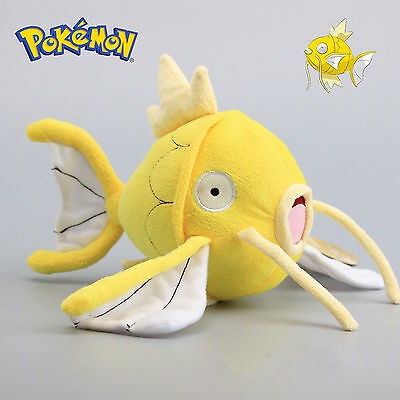 New Pokemon 9&quot; Gold Shiny Magikarp Fish Soft Plush Toy Stuffed Cute Gift