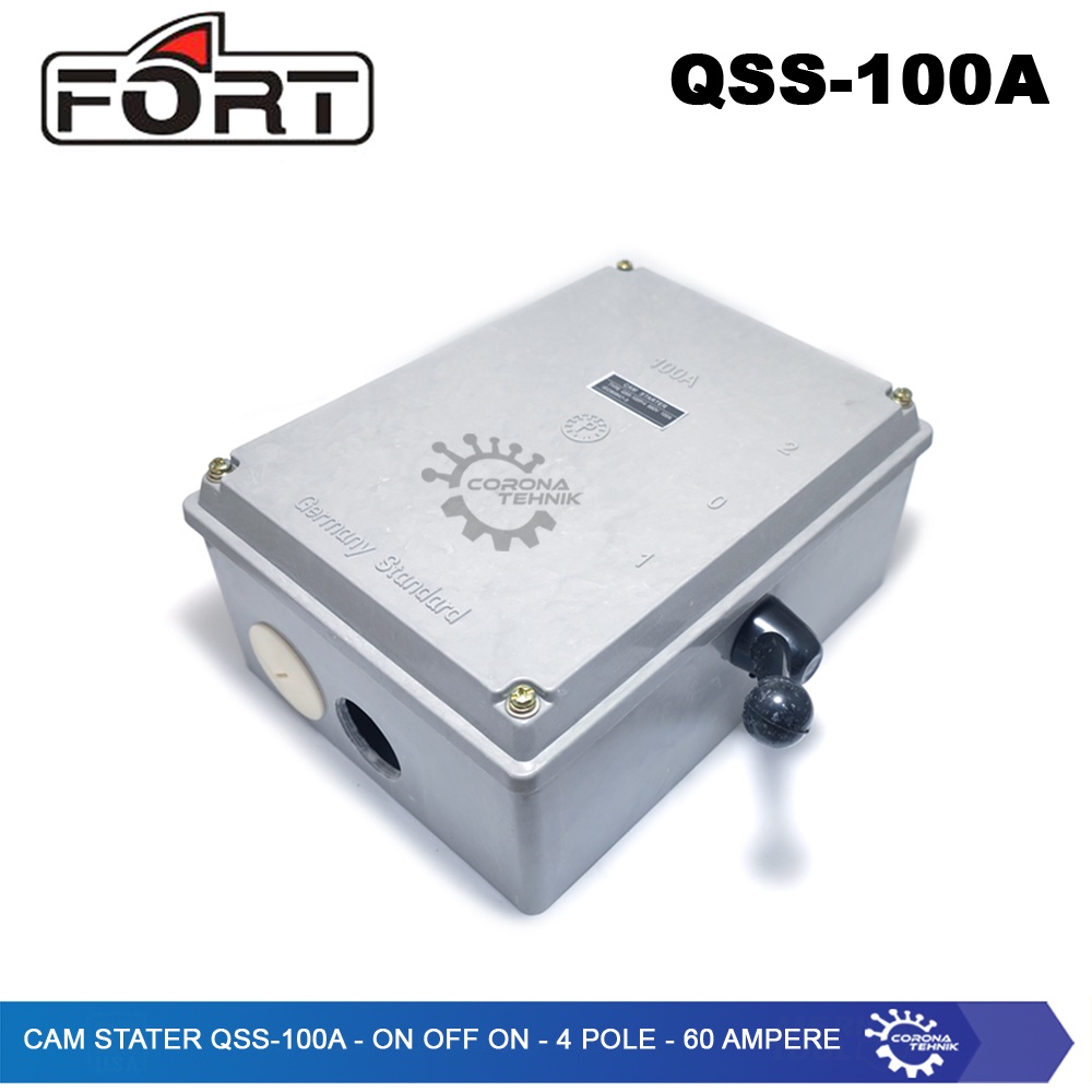 QSS-100A - Cam Stater  - On Off On - 4 Pole - 100 Ampere