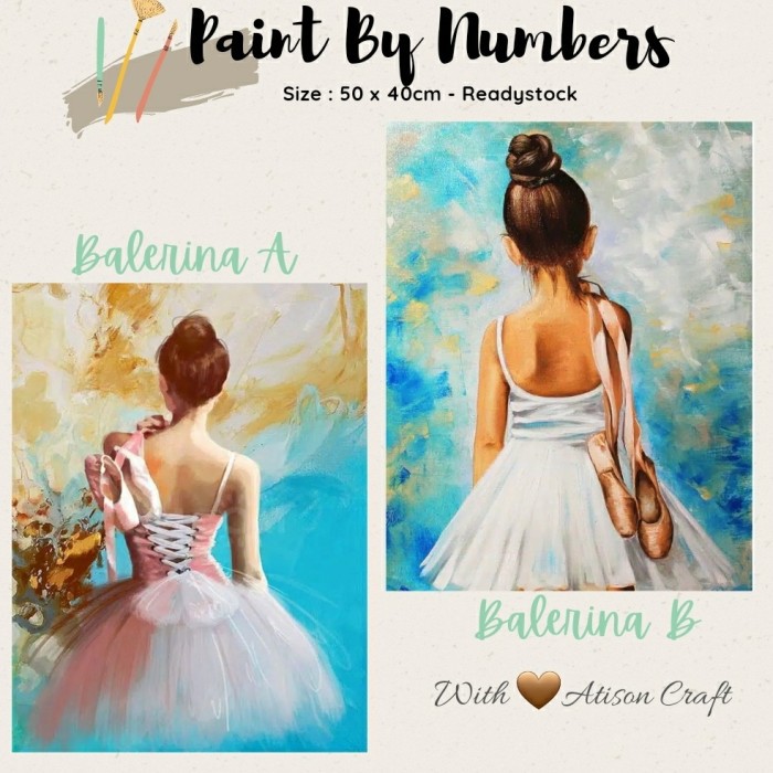 

painting by number diy oil paint - ballet - Random Limited
