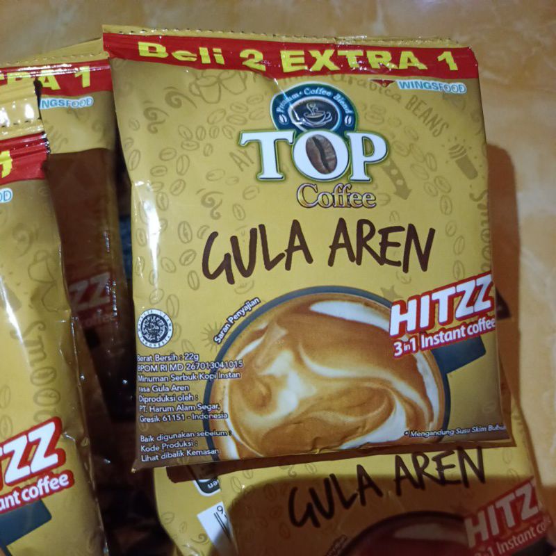 Kopi Top Gula Aren 15 sachet
