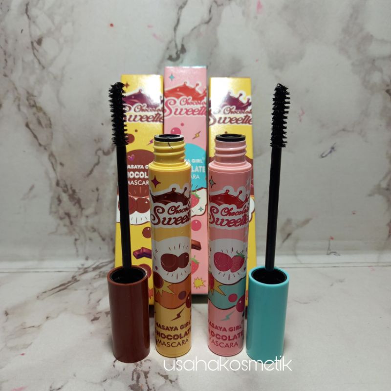 ECER!! MASCARA/MASKARA HASAYA GIRL CHOCOLATTE SWEETER CUTE NO.HH1064