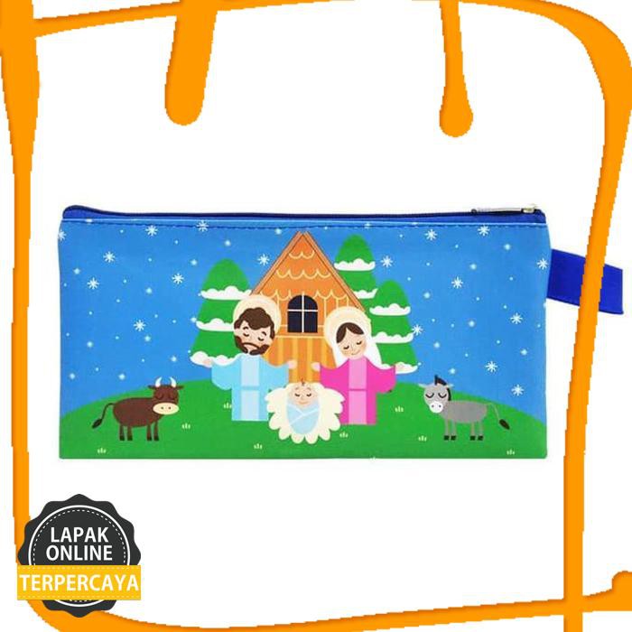 

New Arrival Chrismas Case Nativity Benhur Souvenir Tempat Pensil Natal Gereja Jaminan Mutu