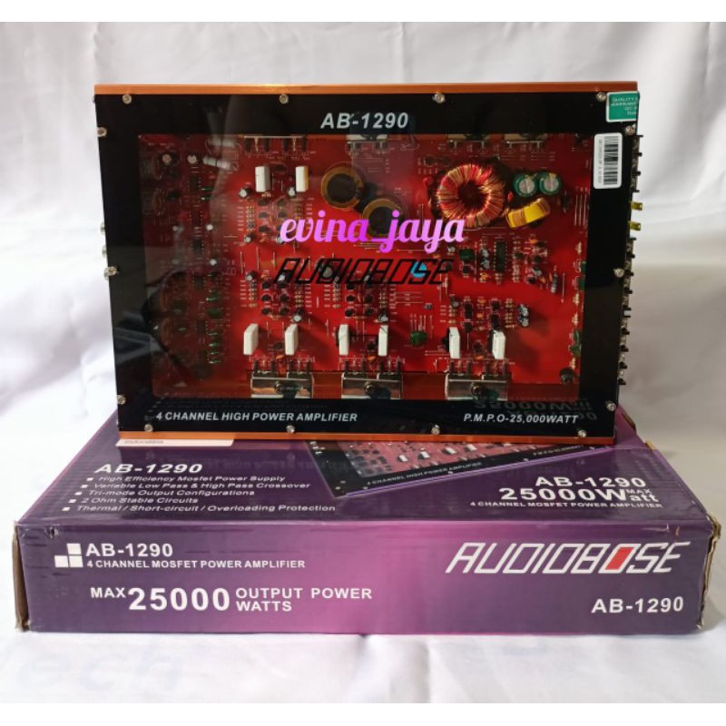 POWER MOBIL AUDIOBOSE V12 AB-1290 4CHL MODEL BARU