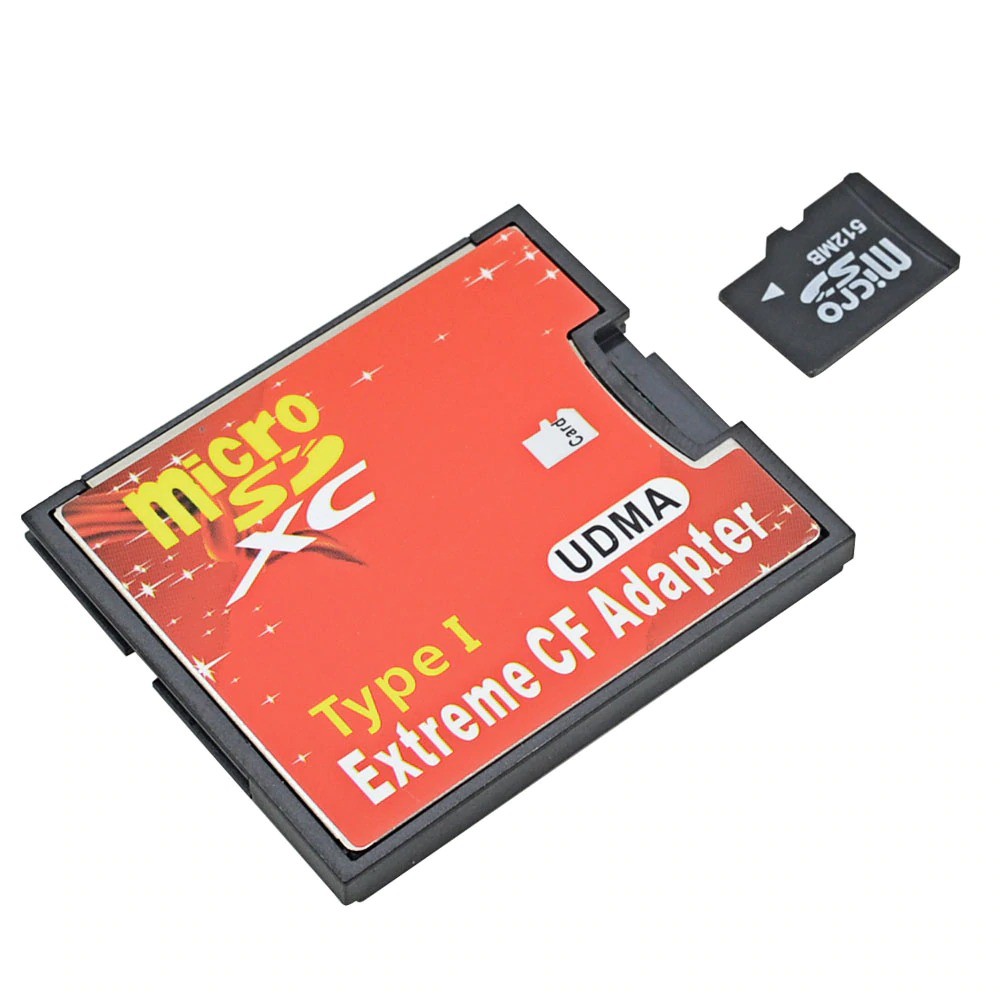 Converter Micro SD jadi Compact Flash Card Extreme CF Adapter TF SDXC