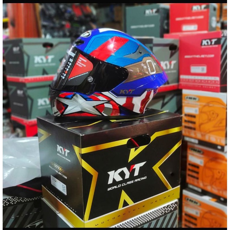 KYT TT COURSE CAPTAIN AMERICA CAPTAIN AMERIKA