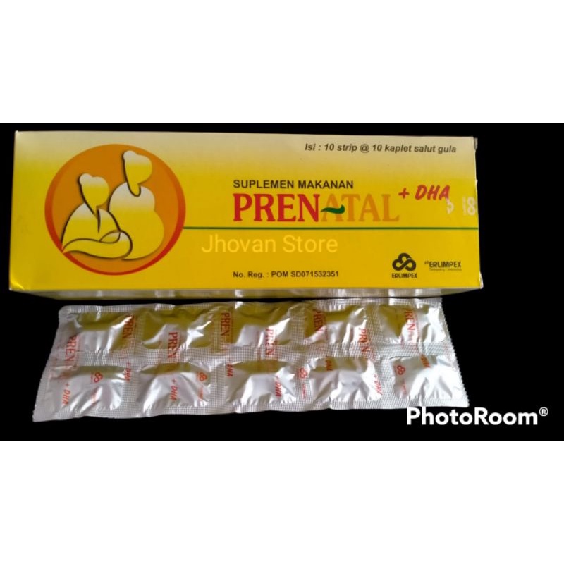 Jual PRENATAL DHA 10 tablet , Suplemen vitamin, mineral & asam lemak