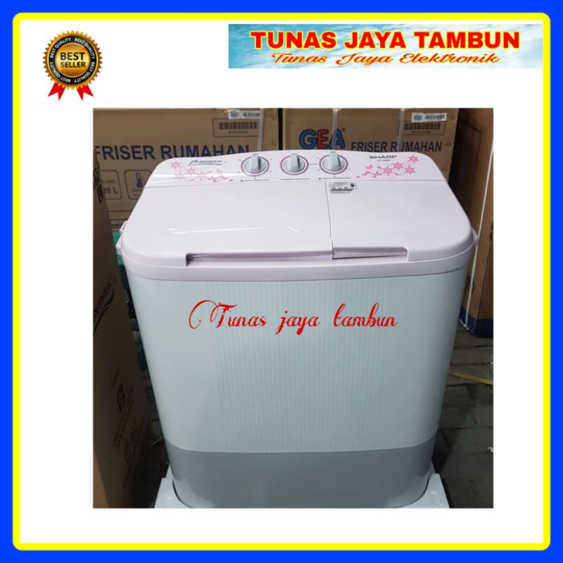 Mesin Cuci Sharp 80MW / mesin cuci Sharp 2 tabung 80 mw