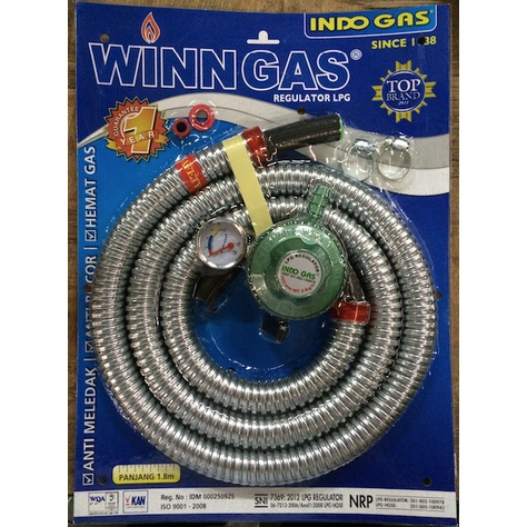 SELANG GAS LPG PAKET REGULATOR INDO GAS WINN GAS