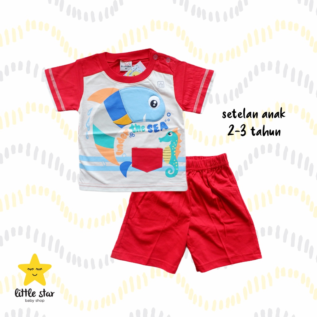 Zojirushi Setelan Anak Cowok | Set Baju Anak Cowok