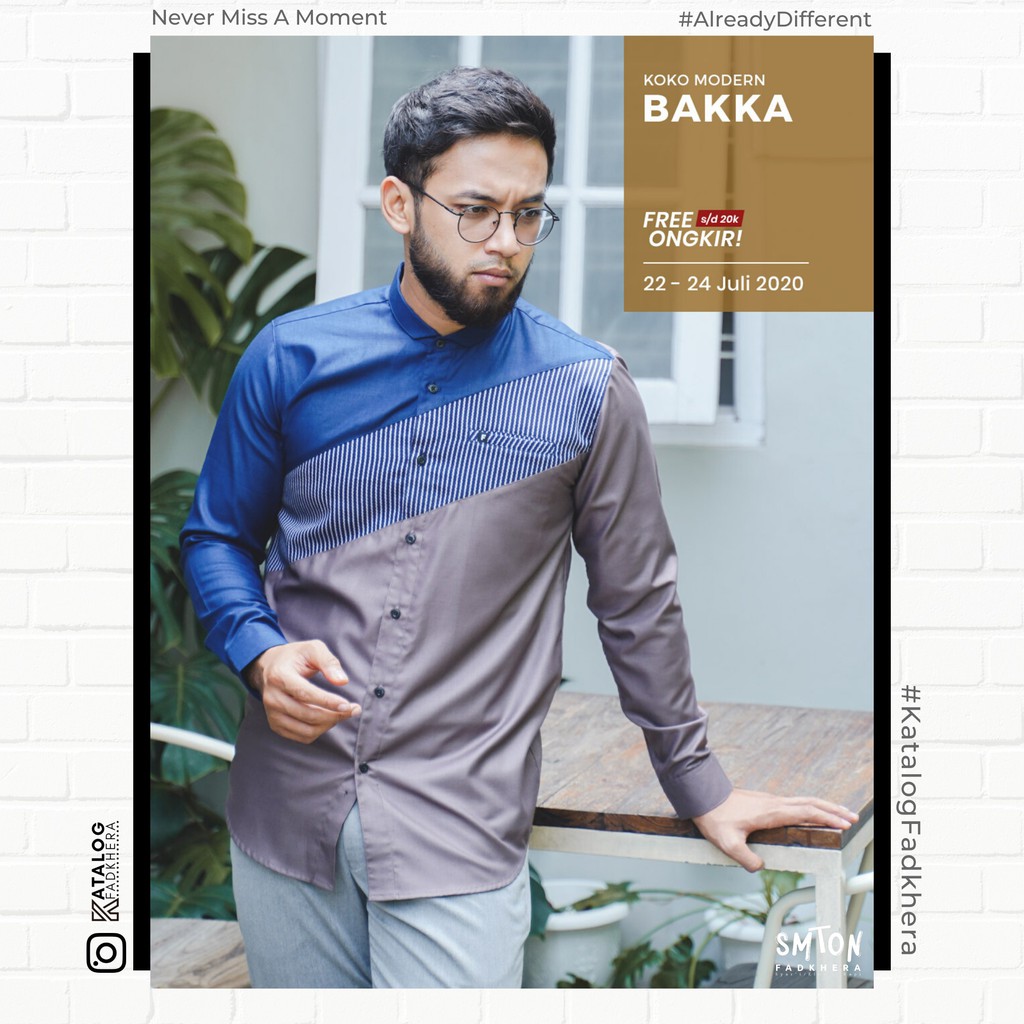 Kemeja Koko Modern Fadkhera BAKKA LONG - Koko Modern Kemeja Koko Pria