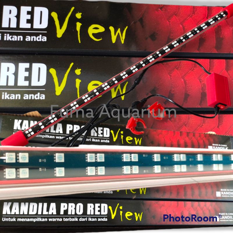 Lampu KANDILA PRO RED VIEW 1000 Lampu View Red Arwana 20 watt 1m Lampu Celup Aquarium