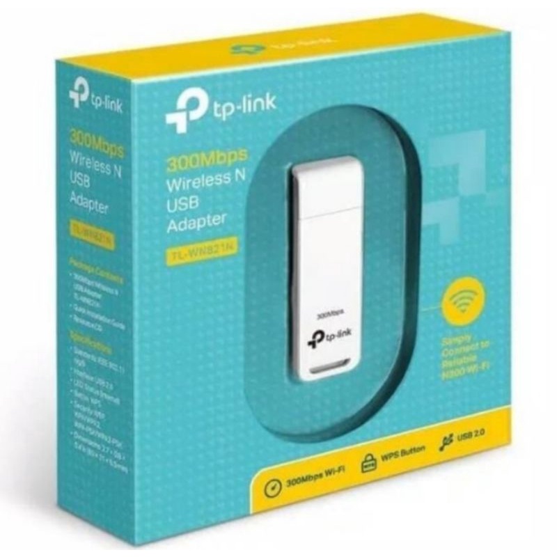 Usb wifi TP-LINK TL-WN821N 300Mbps Wireless N USB Adapter - White 821