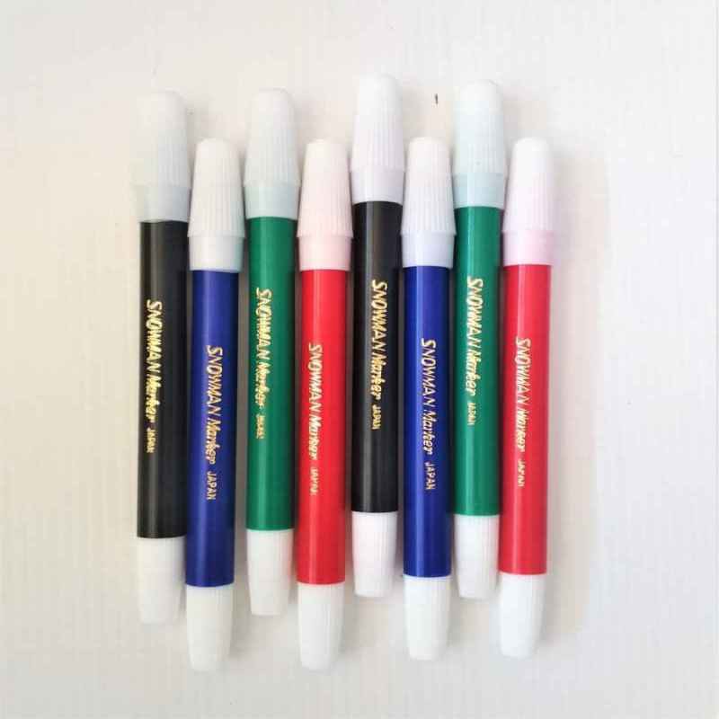 SPIDOL KECIL SNOWMAN MARKER PENCIL ( PCS ) HITAM BIRU MERAH HIJAU