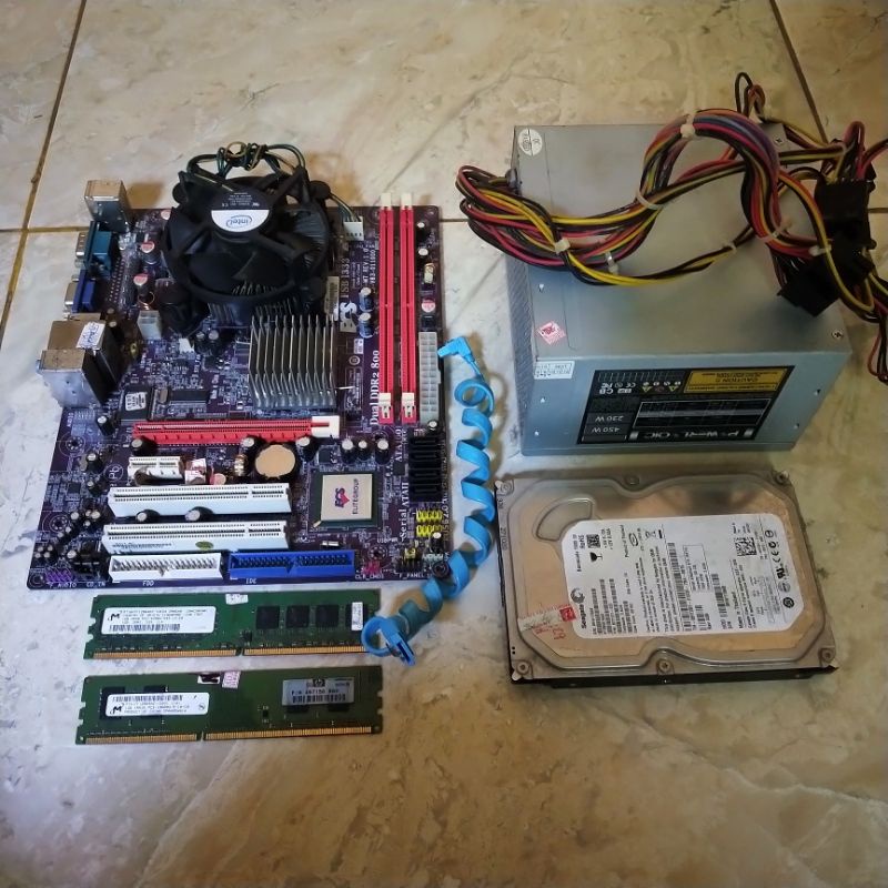 PC Komputer core 2 duo G41 Ram 8GB SSD 128GB lengkap siap pakai