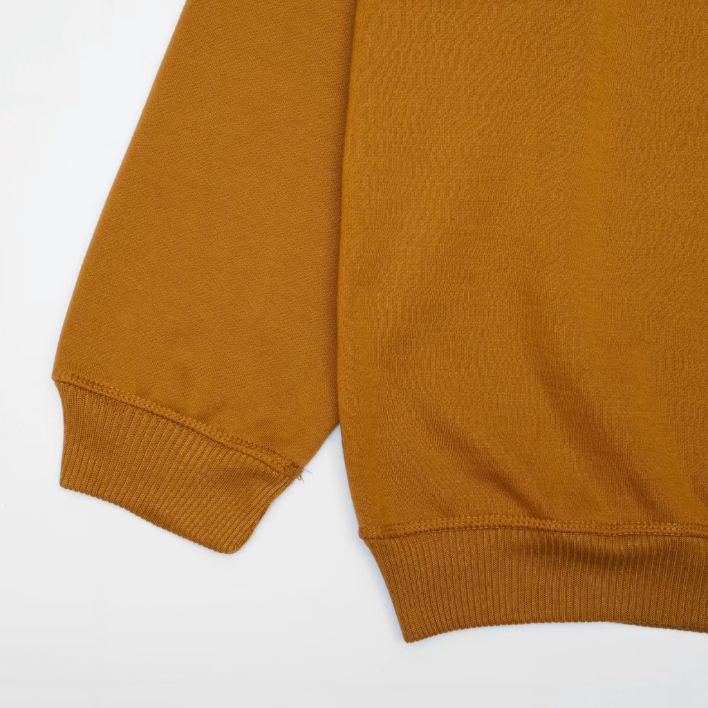 Sweatshirt Crewneck Polos Mustard Original Premium