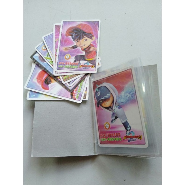 album trading card Boboiboy isi 10lembar
