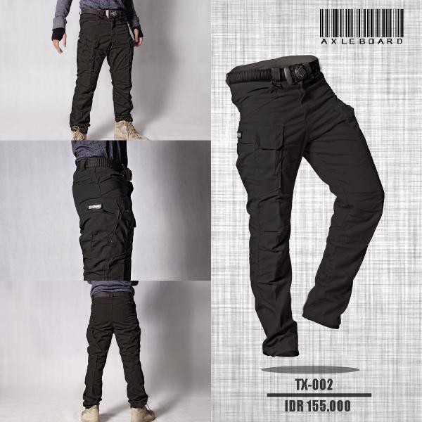 Celana panjang pdl army tactical celana cargo blackhawk hitam vanzy shop